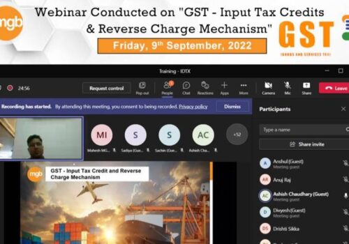 GST-Input Tax Credits & Reverse Charge Mechanism