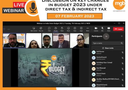 Discussion On Key Changes In Budget 2023 Under Direct Tax & Indirect Tax