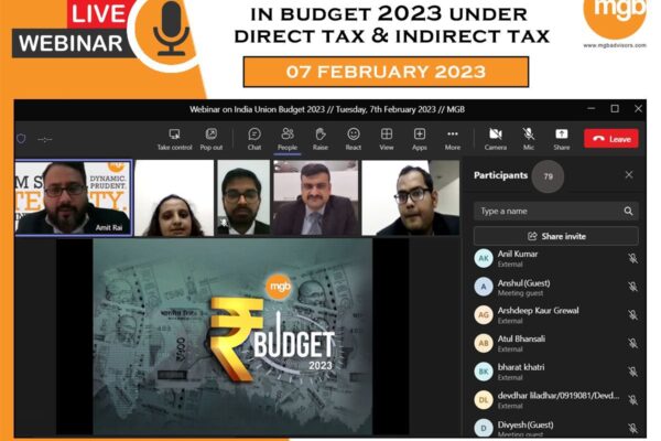 Discussion On Key Changes In Budget 2023 Under Direct Tax & Indirect Tax