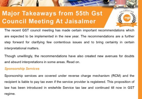 55th GST Council Meeting At Jaisalmer