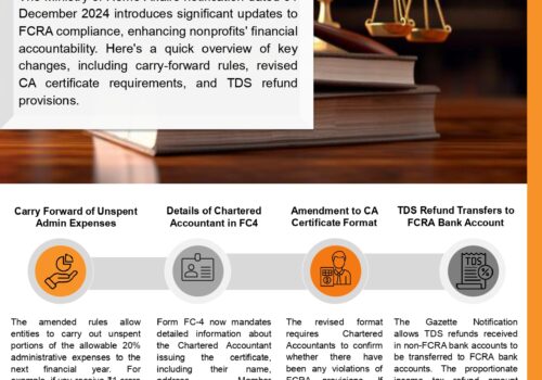 Key updates to the Foreign Contribution (Regulation) Rules, 2011 (FCRA)